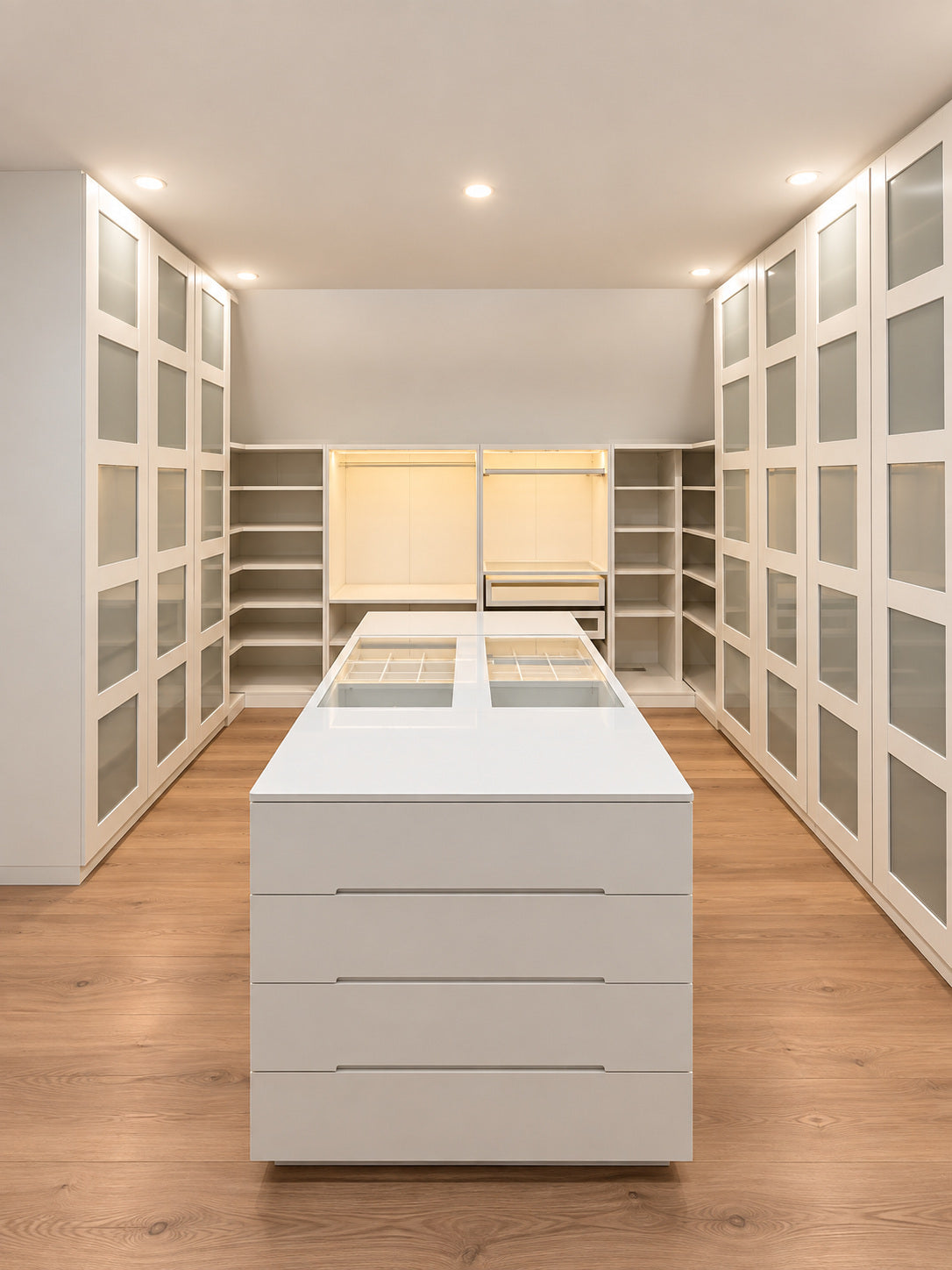 Premium Walk-In Closet with Center Island